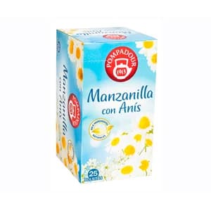 POMPADOUR Manzanilla con anís 25 uds 33 g.