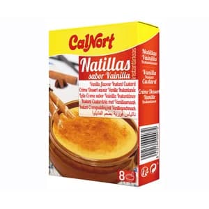 CALNORT Natillas instantáneas de vainilla 130 g.