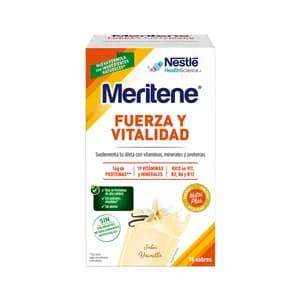 MERITENE Sobre de complementos nutricionales sabor vainilla 15 uds.