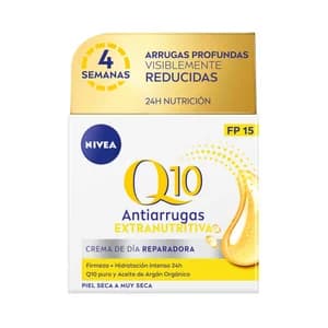 NIVEA Q10 power Crema de día extranutritiva y anti-arrugas, para pieles secas a muy secas 50 ml.