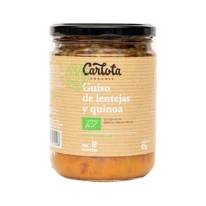 CARLOTA Guiso de lentejas y quinoa CARLOTA ORGANIC 425 g.