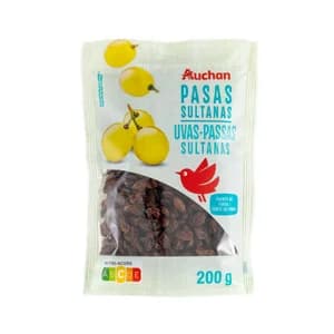 PRODUCTO ALCAMPO Pasas sultanas PRODUCTO ALCAMPO 200 g.