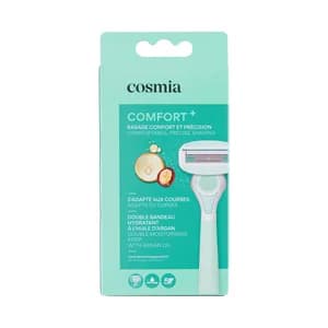 COSMIA Comfort+ Maquinilla para depilación femenina con 5 hojas.