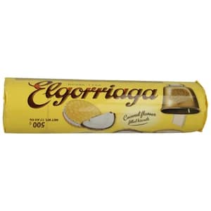 ELGORRIAGA Galletas rellenas con sabor a coco 500 g.
