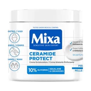MIXA Crema fortalecedora Ceramide protect, para pieles muy secas 400 ml.
