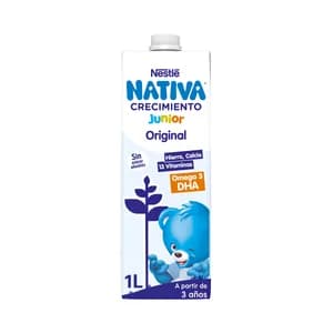 NESTLÉ Junior original Leche (3) de crecimiento líquida, a partir de 3 años 1 l.