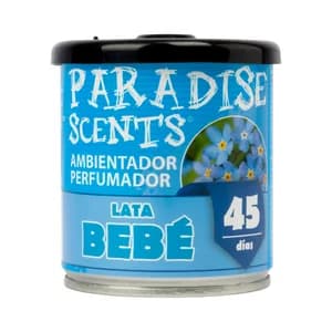 Ambientador coche en gel con aroma bebé, PARADISE SCENTS.