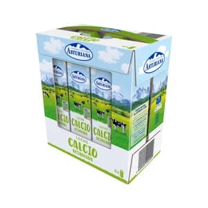 CENTRAL LECHERA ASTURIANA Leche de vaca desnatada, enriquecida con calcio 6 x 1l.