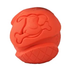 SANDIMAS Juguete perro pelota goma roja