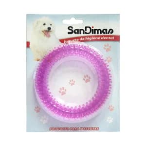 SANDIMAS Juguete para perro en forma de aro traslúcido 12 cm