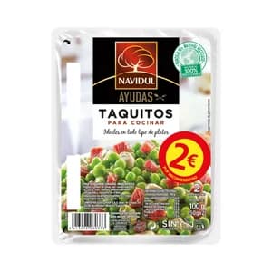 NAVIDUL Taquitos de jamón curado sin gluten NAVIDUL 2 x 50 g.