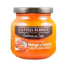 LA VIEJA FABRICA Salsa dulce Chutney de Mango y Cebolla - Tarro 280g