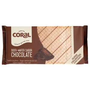 CORAL Barquillos de chocolate 200 g.