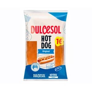 DULCESOL Pan para perritos calientes 200 gr.