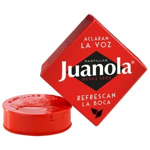 JUANOLA Pastillas a base de regaliz, que aclaran la voz y refrescan la boca JUANOLA 5.4 gr.
