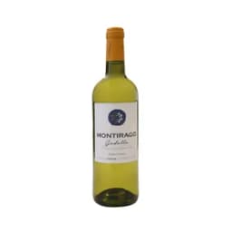 MONTIRAGO Vino blanco con D.O. Monterrei MONTIRAGO botella de 75 cl.