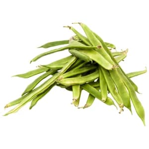 Judía verde al peso.