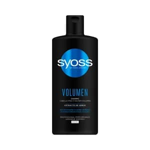 SYOSS Champú sin siliconas y con efecto volumen, para cabellos finos o sin volumen SYOSS Volumen 440 ml.