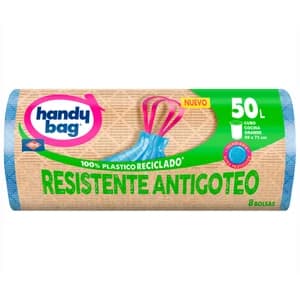 HANDY BAG Bolsa de basura antigoteo 50 l.