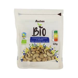 ALCAMPO ECOLÓGICO Anacardos tostados y salados 125 g.