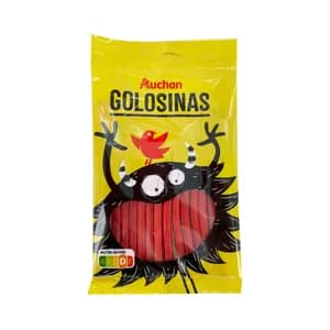 PRODUCTO ALCAMPO Regaliz sabor fresa y relleno 125 g.