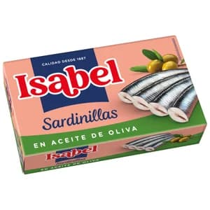 ISABEL Sardinillas en aceite de oliva lata de 57 g.