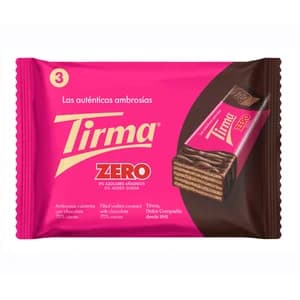 TIRMA Ambrosía 70 % cacao 0 % azúcar añadida 3 uds. x 64,5 g.