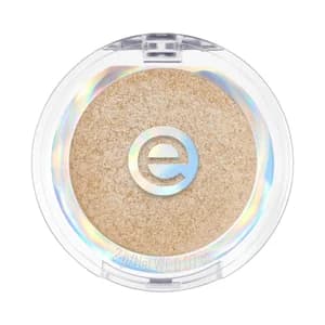ESSENCE tono 001 Golden glow dorado brillante Sombra de ojos acabado radiante y metálico.