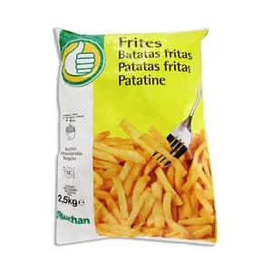 PRODUCTO ECONÓMICO ALCAMPO Patatas prefritas y ultracongeladas PRODUCTO ECONÓMICO ALCAMPO 2.5 kg.
