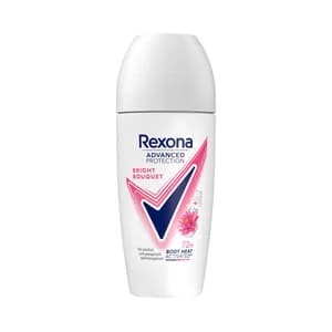 REXONA Advanced protection bright bouquet Desodorante roll on para mujer sin alcohol y con aroma floral 50 ml.