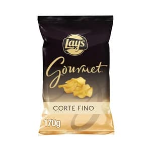 LAY'S Gourmet Patatas fritas lisas de corte fino de bolsa 170 g.