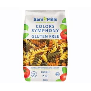 SAM MILLS Pasta espirales tricolor sin gluten 400 g.