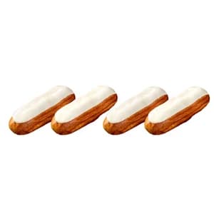 Eclairs sabor vainilla, 4 uds, 360g.
