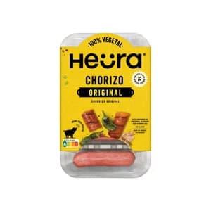 HEÜRA Chorizos vegetales a base de proteína de soja HEÜRA 4 uds.