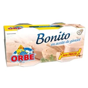 ORBE Bonito en aceite de girasol 2 x 52 gr