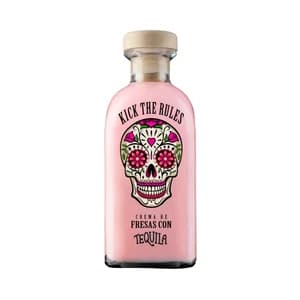 KICK THE RULES Crema de fresas con tequila botella de 70 cl.