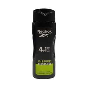 REEBOK Inpire your mind Gel de ducha 4 en 1 (cara, cuerpo, cabello y barba) 400 ml.