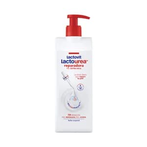 LACTOVIT Lactourea Leche corporal reparadora para piel extra seca 400 ml.