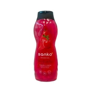 SANKO Fruits edition Gel de baño o ducha con extracto de cereza y fresa 750 ml.