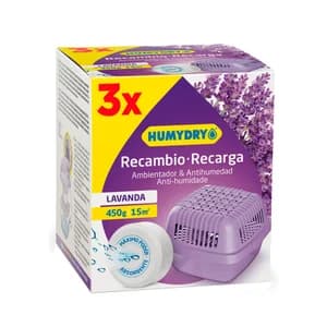 HUMYDRY Antihumedad recambio smart lavanda 3X450gr.