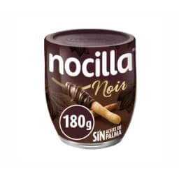 NOCILLA Crema de cacao negro con avellanas 180 g.