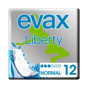 EVAX Compresas sin alas, con nivel de absorción normal EVAX Liberty 12 uds.
