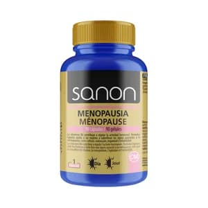 SANON Menopausia día con Triptófano, GABA, Tirosina y vitamina B6 90 cápsulas.