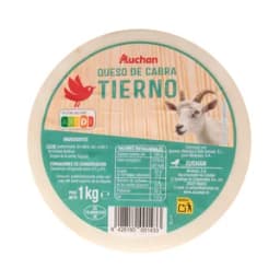 AUCHAN Queso de cabra tierno mini Producto Alcampo