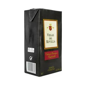 VEGAS DEL RIVILLA Vino tinto brik 1 l.