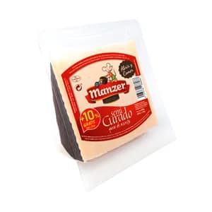 MANZER Queso semicurado ya cortado 200 g.