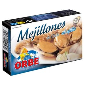 ORBE Mejillones al ajillo 20/25 69g