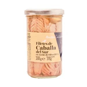 AUCHAN COLLECTION Filetes de caballa del Sur en aceite de oliva 175 g. Producto alcampo