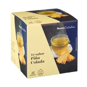 PRODUCTO ALCAMPO Té verde con sabor a piña colada 15 uds. 34,5 g.