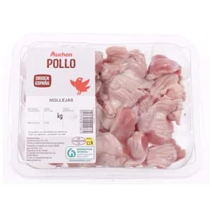 AUCHAN Mollejas de pollo bandeja. Producto Alcampo